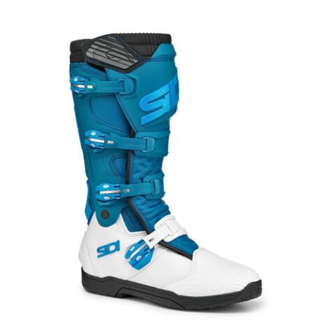 SIDI X-POWER PETROL WHITE BOOTS