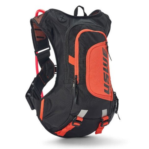 USWE RAW 8 Hydration Backpack, Black/Orange